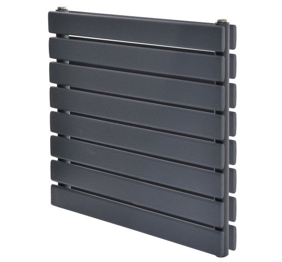 Горизонтальный дизайнерский радиатор отопления Artti Livorno II G 8/544/800 серый матовый