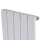 Вертикальний дизайнерський радіатор опалення Artti Terni 5/1800/295 білий матовий