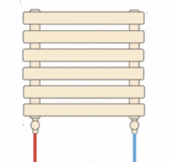 Горизонтальный дизайнерский радиатор отопления Artti Livorno II G 8/544/800 серый матовый