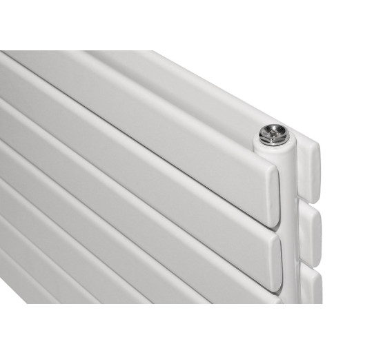 Горизонтальный дизайнерский радиатор отопления Artti Livorno II G 7/476/1800/50 белый матовый