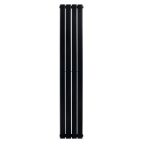 Дизайнерський вертикальний радіатор опалення Artti Livorno II 4/1800/272 чорний матовий