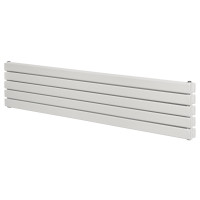 Горизонтальный дизайнерский радиатор отопления Artti Livorno II G 5/340/1400/50 белый матовый
