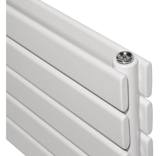 Горизонтальний дизайнерський радіатор опалення Artti Livorno II G 5/340/1400/50 білий матовий