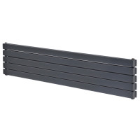 Горизонтальний дизайнерський радіатор опалення Artti Livorno II G 5/340/1800/50 сірий матовий