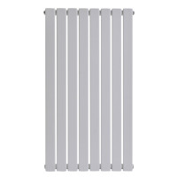 Вертикальний дизайнерський радіатор опалення Artti Livorno II 8/1200/544 білий матовий