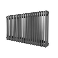 Горизонтальний дизайнерський радіатор опалення Artti Bari II G 22/500/1010 сірий матовий