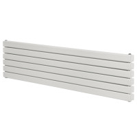 Горизонтальний дизайнерський радіатор опалення Artti Livorno ІІ G 6/408/1200/50 білий матовий