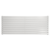 Горизонтальний дизайнерський радіатор опалення Artti Livorno G 9/612/1800 білий матовий