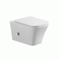 Чаша підвісного унітазу Rimless з сидінням, функц. біде і змішувачем ASIGNATURA Simple Line 37872805