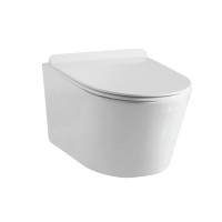 Чаша підвісного унітазу Rimless з сидінням ASIGNATURA Simple Bend 37832805