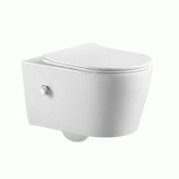 Чаша підвісного унітазу Rimless з сидінням, функц. біде і змішувачем ASIGNATURA Simple Bend 37852805