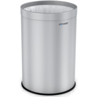 Відро для сміття Genwec, нержавіюча сталь, матова, без кришки GW06 07 04 01 9л