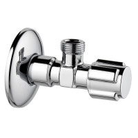 Кран для приладів кутовий 1/2"x1/2" IMPRESE зв-зв ручка AV01