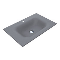 Умивальник Miraggio JESSEL 700 MIRASTONE GRAY