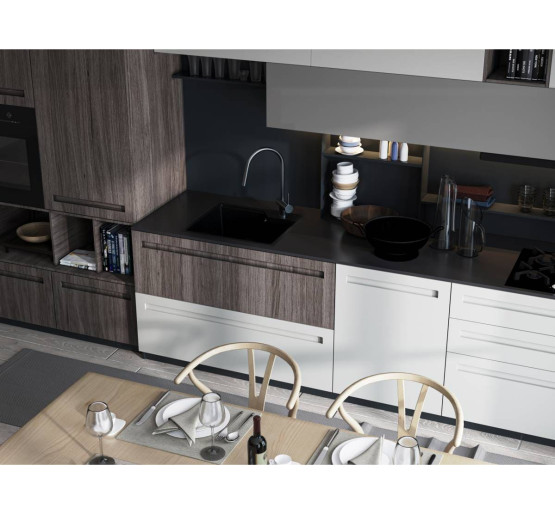 Кухонна мийка Miraggio LISA black
