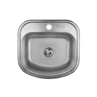 Мийка нерж 0,8mm WEZER 4947 Decor (врізна)+сифон