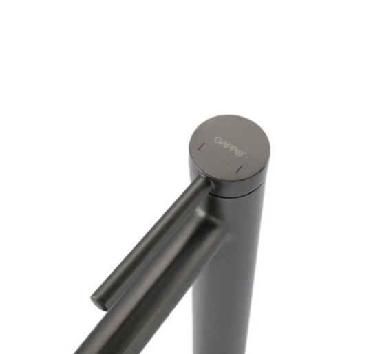 Змішувач для раковини Gappo G1006-29 збройова сталь