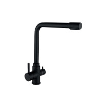 Кухонний змішувач під фільтр чорний WEZER EKO4C-01-BLACK