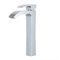 Високий змішувач для раковини каскадний Gappo G1007-81 хром