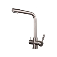 Змішувач для кухні на дві води Frap H52 F4352-5 сатин