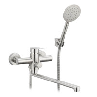 Змішувач для ванни Frap F2248 нержавіюча сталь