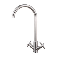 Змішувач для кухні Wezer VAL4A-10 з нержавіючої сталі