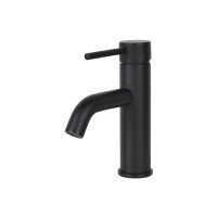 Смеситель для умывальника черный WEZER EKO1C-01-BLACK