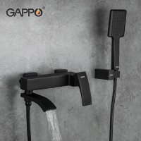 Смеситель для ванны Gappo G3207-6 черный