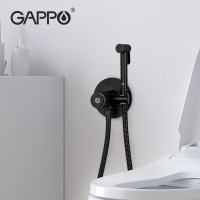 Гигиенический душ Gappo G7288-6 черного цвета