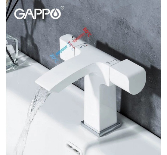 Змішувач для раковини з термостатом Gappo G1007-50