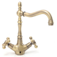 Смеситель для кухни Frap F4019-4 бронза