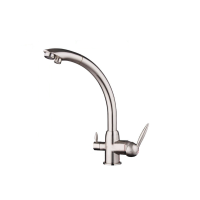 Змішувач на дві води Frap H43 F4399-5 сатин