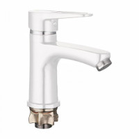 Смеситель для умывальника Wezer PUD1-045-White белый