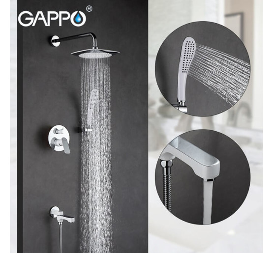 Змішувач для ванни Gappo Noar G7148-8