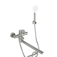 Змішувач для ванни Frap F22801 нержавіюча сталь