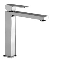 EL 081 CR ELLE Змішувач для раковини, високий, без донного клапану, хром