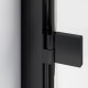AN1CG10000607 ANNEA BLACK Душевые двери 100, черный профиль, стекло прозрачное 100х200см