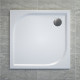 Поддон SanSwiss из искусственного мрамора, Tracy WAQ090004, 900х900мм, цвет белый мат.