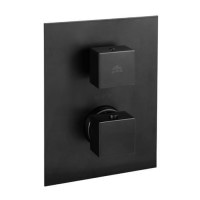 LEQ518NO/M LIGHT Змішувач для душу термостатичний прихованого монтажу, чорний мат