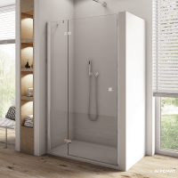 Душові двері SanSwiss, Annea AN13G09005007, ширина 900мм, відкривання вліво, скло прозоре, профіль алюм.-хром