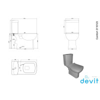 Компакт Devit Comfort 3110123 Компакт+кришка quick-fix, soft-close