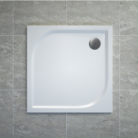 Поддон SanSwiss из искусственного мрамора, Tracy WAQ080004, 800х800мм, цвет белый мат.