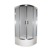 Душевая кабина Devit Nymfa FEN311DEV 1/4 круга 90х90 см, стекло прозрачное с поддоном