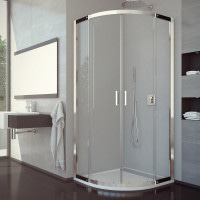 Душова кабіна 1/4 кола SanSwiss, Valea VALR550905060, 900х900 h1900, скло прозоре, профіль алюм.хром