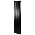 Вертикальний дизайнерський радіатор опалення ARTTIDESIGN Verona 6/1800/440 чорний матовий