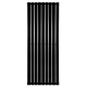 Дизайнерський вертикальний радіатор опалення ARTTIDESIGN Livorno 9/1600/612/50 чорний матовий