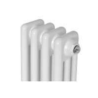 Вертикальный дизайнерский радиатор отопления ARTTIDESIGN Bari II 4/1800/200 белый матовий
