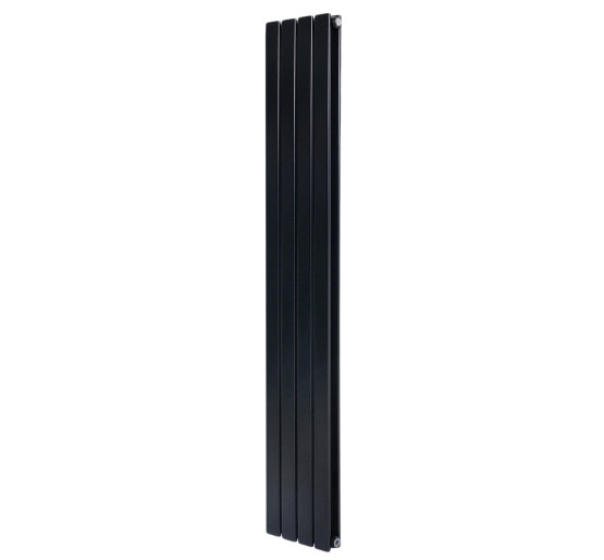 Дизайнерський вертикальний радіатор опалення ARTTIDESIGN Livorno II 4/1800/272/50 чорний матовий