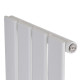 Дизайнерський вертикальний радіатор опалення ARTTIDESIGN Livorno 4/1800/272/50 білий матовий