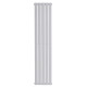 Дизайнерський вертикальний радіатор опалення ARTTIDESIGN Livorno 5/1600/340/50 білий матовий